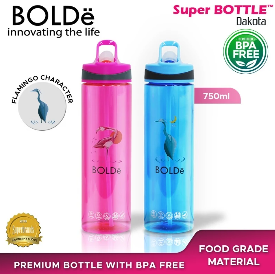 Promo Bolde Super Bottle Dakota 550ML - Merah Muda - Kota Tangerang - Bolde  Official Store